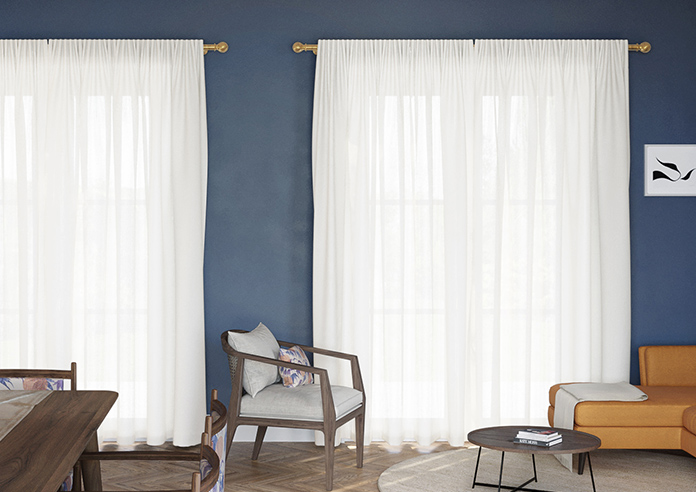 Pescara Voile, Snow White - Made to Measure Curtains - Image 7